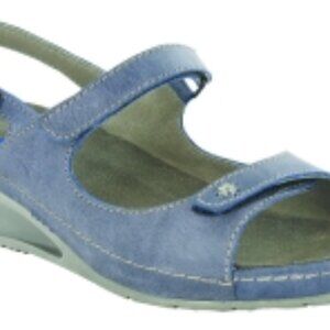 Wolky Tsunami in violet gray cargago leather euro 38